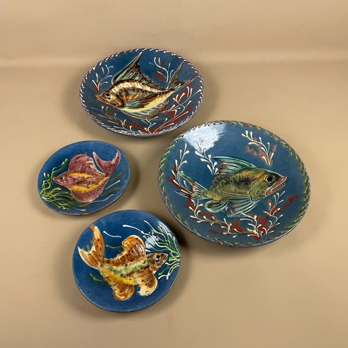 Set quattro piatti - , pesce