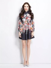Vestito Abito Donna Corto Boho