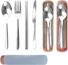 12 Pezzi Posate Da Viaggio Con