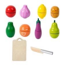 Set di cibo da gioco in legno