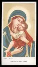 santino-holy card MADONNA DEL
