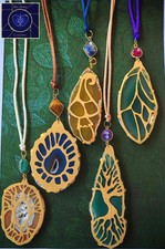 Collana talismano in ottone