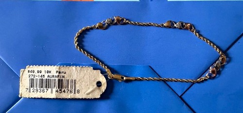Bracciale catena corda oro