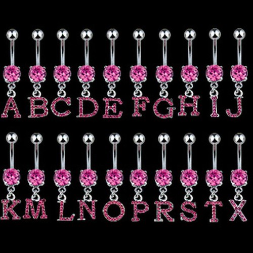 Emeco piercing ombelico - ombelico, rosa