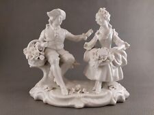 800 900 CAPODIMONTE PORCELLANA STATUINA SETTECENTESCA INNAMORATI FIGURINE GINORI