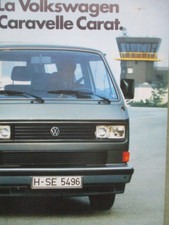 VW T3 Caravelle Carat brochure
