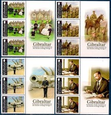 Gibilterra 2010 Re Giorgio V Incoronazione/Uniformi Militari Lente di Ingrandimento MNH/1