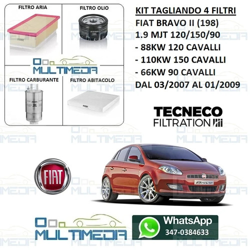 Tagliando filtri fiat - tagliando,