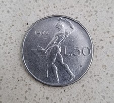 Moneta 50 Lire Repubblica