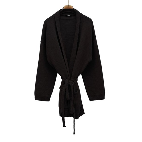Cardigan nero lumina misto - nero,
