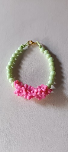 Bracciale unisex con fiori - bracciale,