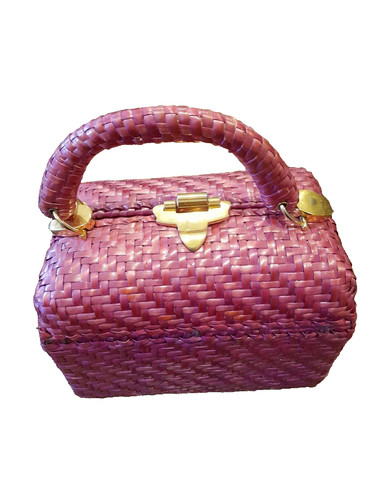 Borsa bauletto midollino - a,