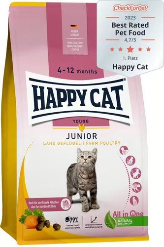 Happy cat junior cibo - happy, secco
