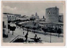 CARTOLINA POTENZA VENOSA PIAZZA CASTELLO VIAGGIATA ANNI 50