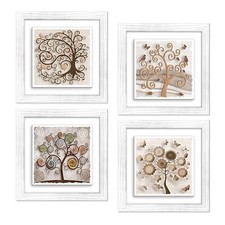 Set 4 QUADRI Albero della vita