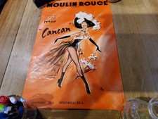 ORIGINAL VINTAGE POSTER/AFFICHE ANCIENNE CAN CAN by Okley 1960's