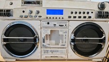 Vintage Lasonic i931 stile retrò boombox musica portatile USB SC/MMC ghetto box