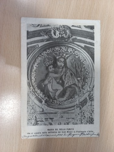 Cartolina maria della - maria, ss.