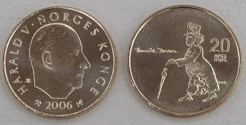 Norway kroner moneta - norway,