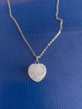 Heart shaped stone chain - heart,
