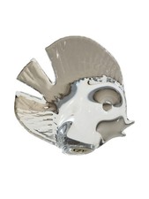 Scultura Pesce Vetro Cristallo