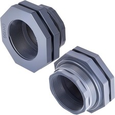 2 Pezzi 4 Pollici PVC Raccordo