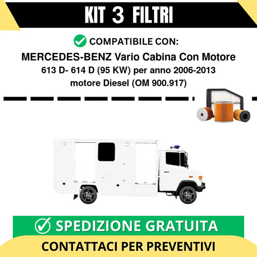 Kit filtri tagliando per - kit,