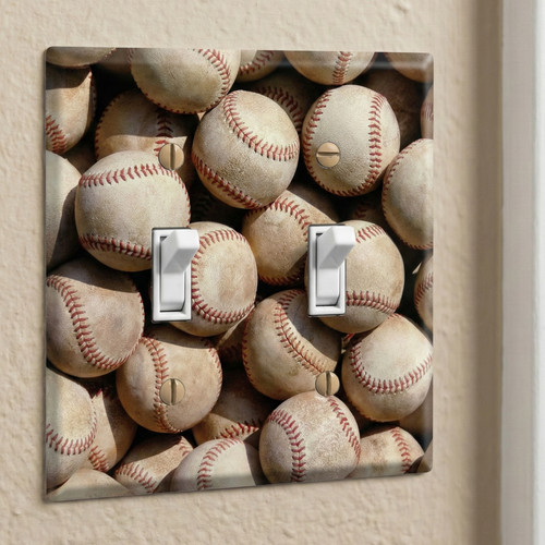 Vecchio baseball doppio - doppio, 2
