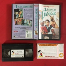 VHS Walt Disney - 4 BASSOTTI PER UN DANESE (ITA 1983) VS 4033 + Gadget
