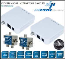 Kit Estensore di Rete Internet Via Cavo Di Antenna Per TV Streamers e Gaming