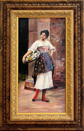 Dipinto olio con cornice