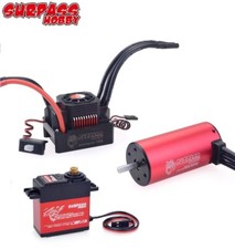 Surpass Hobby Combo brushless motor 3665/70/74 + Esc 120A+ Servo 20KG metal gear