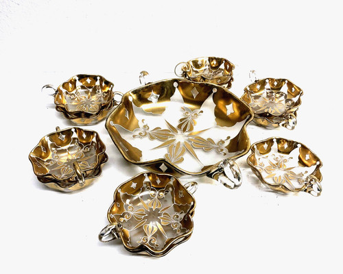 Vintage set dessert macedonia - vintage,