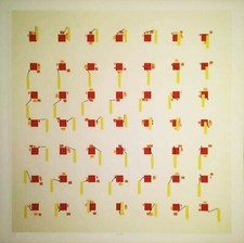Bruno Munari, Tutto cambia: movimento  di forme e colori, serigrafia, 1989