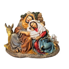Statua Sacra Famiglia 15cm