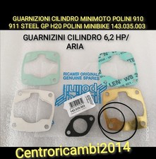GUARNIZIONI CILINDRO MINIMOTO POLINI 910 911 STEEL GP H20 MINIBIKE 143.035.003 