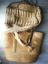 Lotto 2 Borse Vintage Paglia
