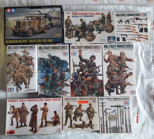 Lotto scatole tamiya italeri - lotto,