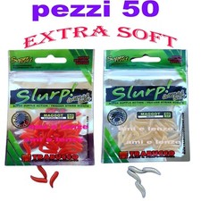 vermi finti bigattini imitazione bachini silicone gomma esche artificiali pesca