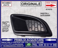 PLASTICA MASCHERINA TAPPO SINISTRA NO FENDINEBBIA PARAURTI LANCIA YPSILON 07-11