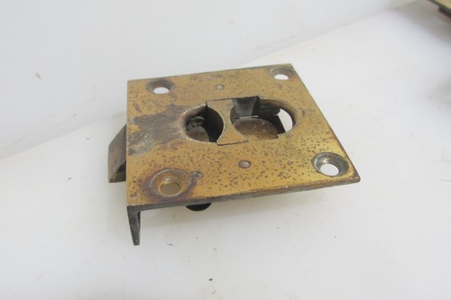 Antique brass door - door, lock