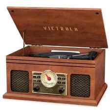 Victrola Nostalgic Giradischi in legno 4 in 1 - Mogano