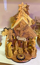Presepe artigianale in legno