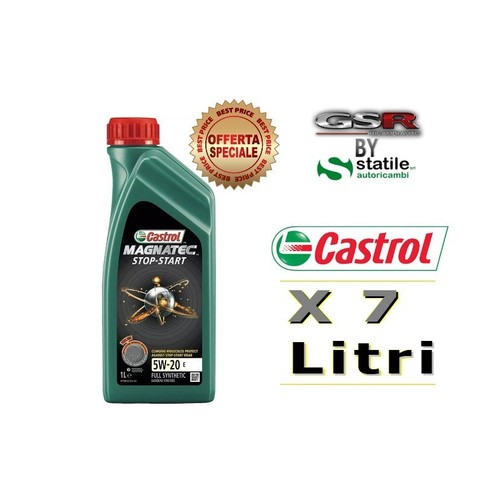 Litri olio castrol 5w20 - litri,