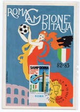 Cartolina calcio ROMA CAMPIONE