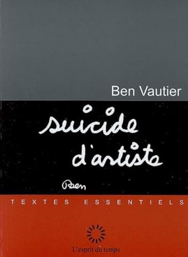 Suicide artiste ben - d'artiste,
