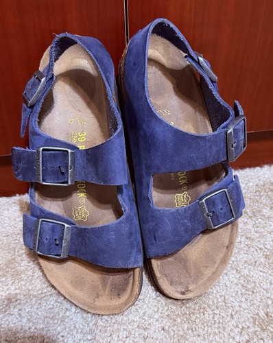 Sandali birkenstock blu con - sandali,