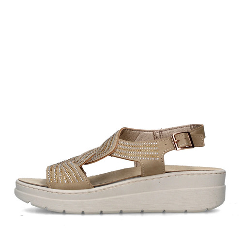 Valleverde sandalo beige con - valleverde,