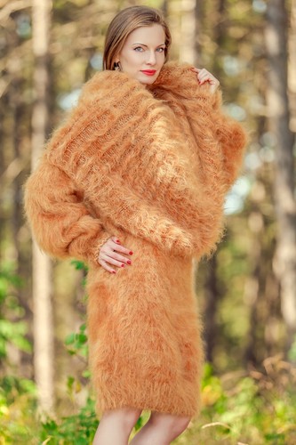 Vestito maglione mohair