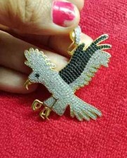 Ciondolo uomo aquila diamante